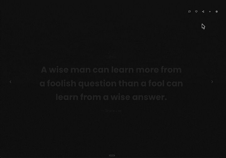 Share quotes beautifully via email, clipboard, or export